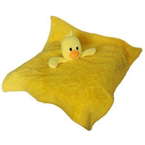Pro Goleem Yellow Duck Duckie Plush Lovey Baby Security Blanket Blankie